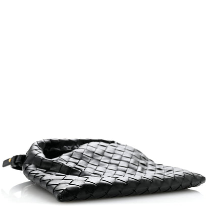 Bottega Veneta Calfskin Intrecciato Mini Hop Black 3 of 10