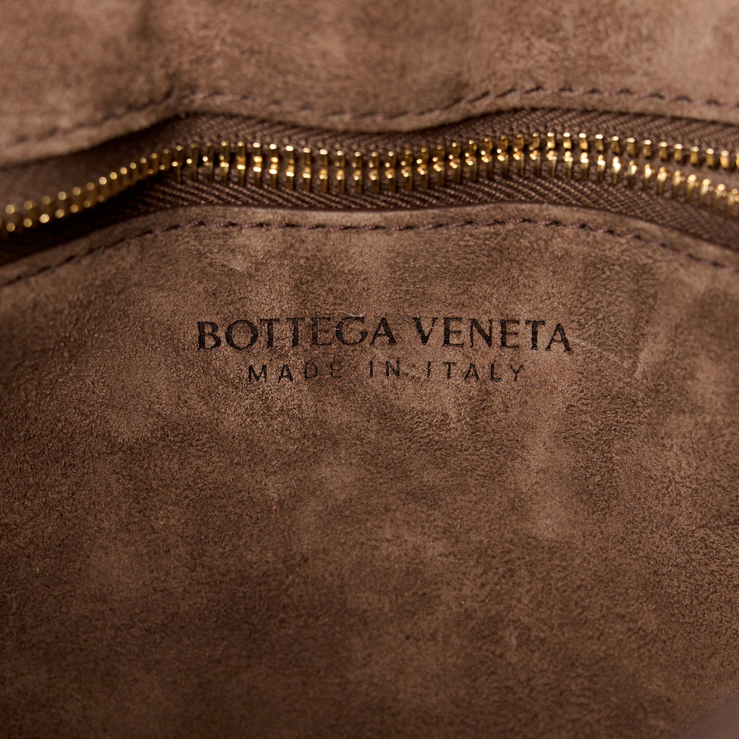 Suede Maxi Intreccio Plisse Cassette Crossbody Bag Brown