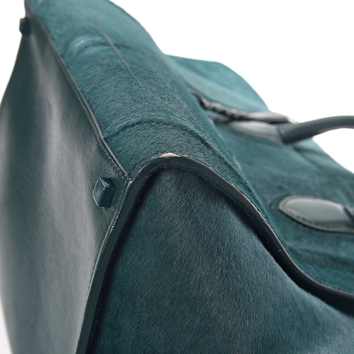 Pony Hair Small Phantom Luggage Jade