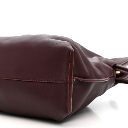 Loewe Calfskin Mini Flamenco Knot Clutch Dark Burgundy 11 of 11