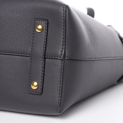 Burberry Soft Grain Calfskin Small Belt Bag Charcoal Grey 9 of 15