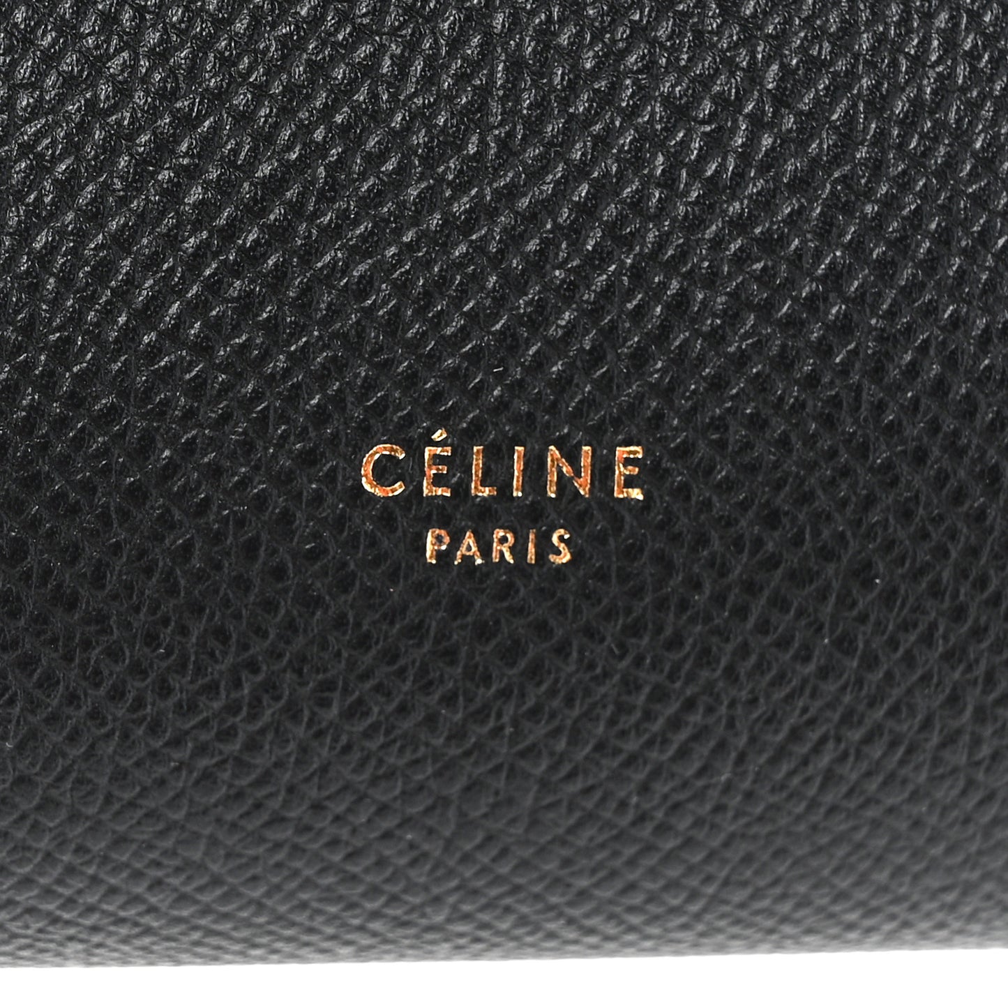 Grained Calfskin Belt Bag Black