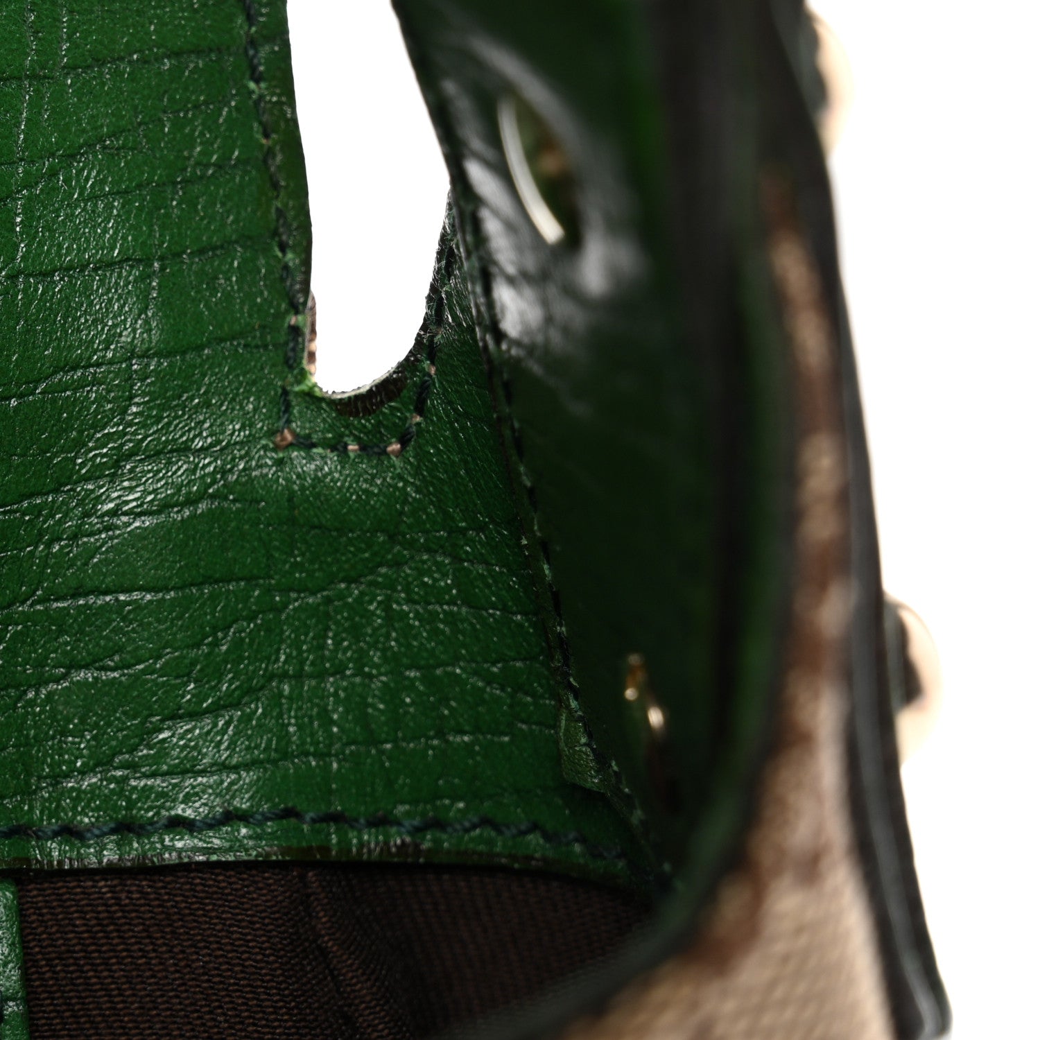 Gucci Monogram Horsebit Web Flap Bag Green 11 of 12