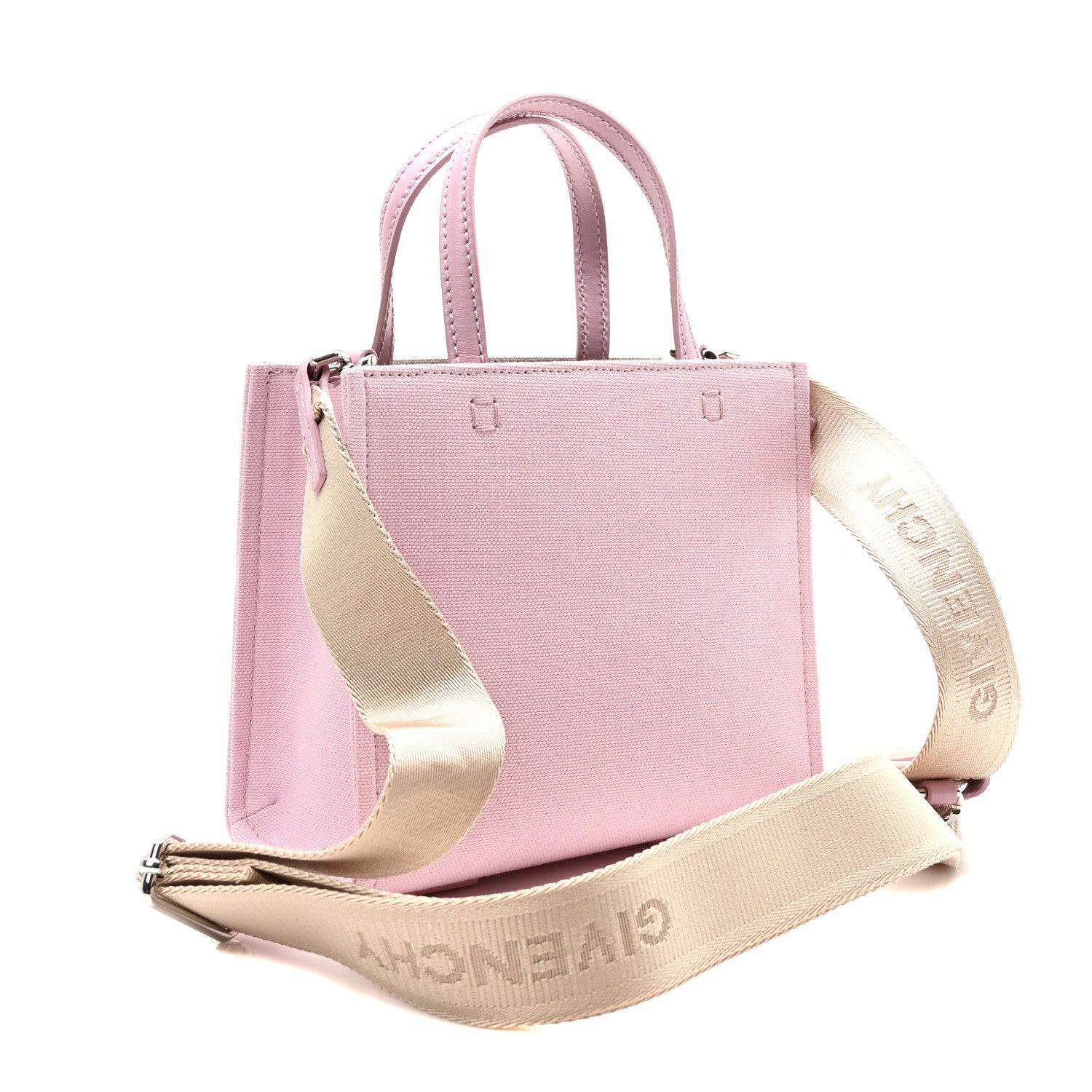 Givenchy Canvas Mini G Shopping Tote Old Pink 3 of 10