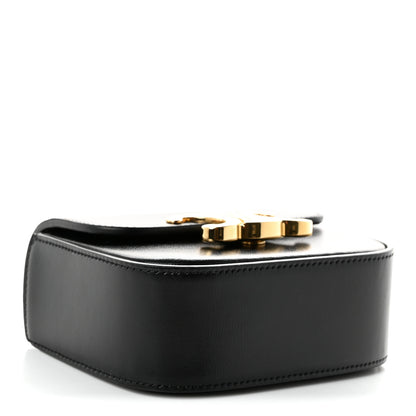 Celine Shiny Calfskin Mini Chain Claude Black 4 of 11
