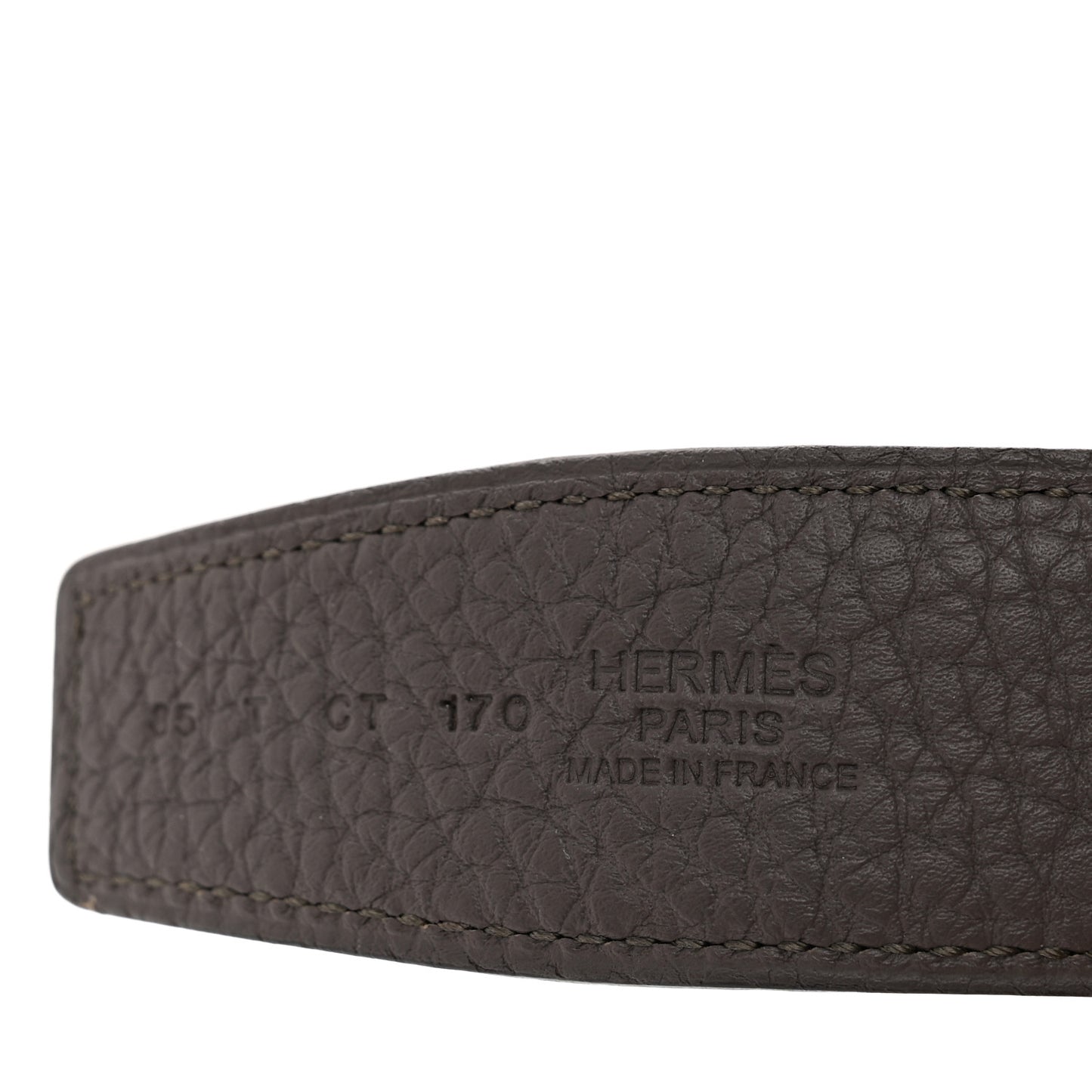 Swift Epsom 24mm Mini Constance H Belt 85 34 Black Etoupe