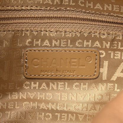 Chanel Lambskin Pony Hair Tote Dark Beige 6 of 12