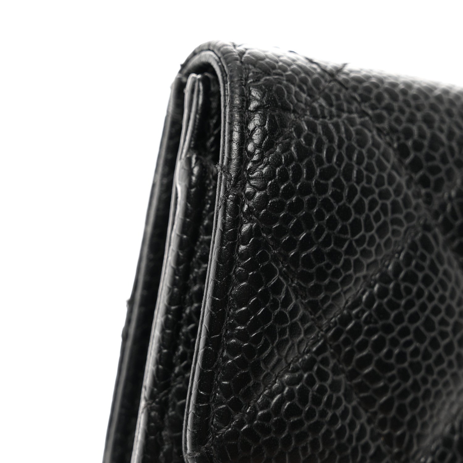 Chanel Caviar Quilted Flap Card Holder Black 9 of 11
