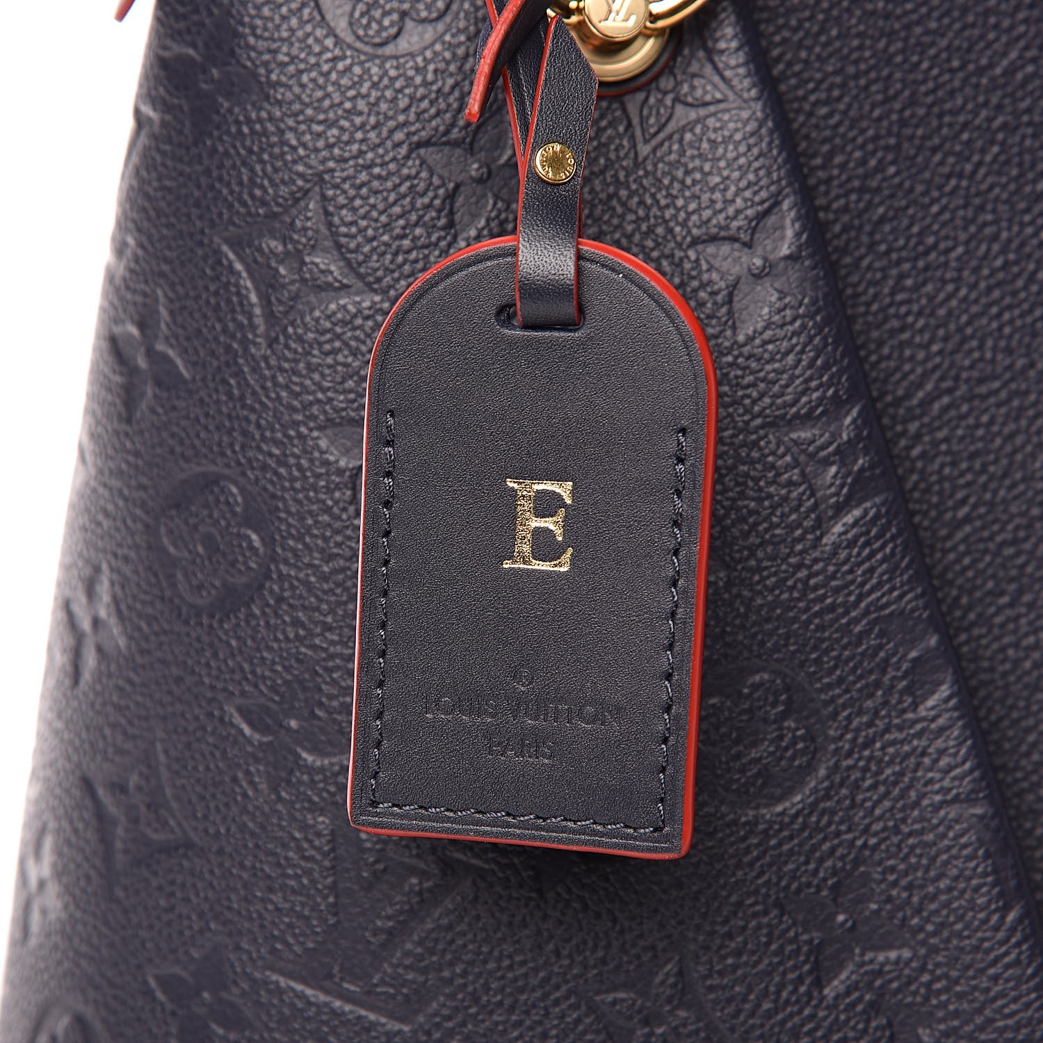 Louis Vuitton Empreinte V Tote MM Marine Rouge 9 of 11