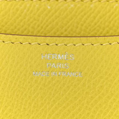 Hermes Epsom Constance 18 Lime 6 of 12