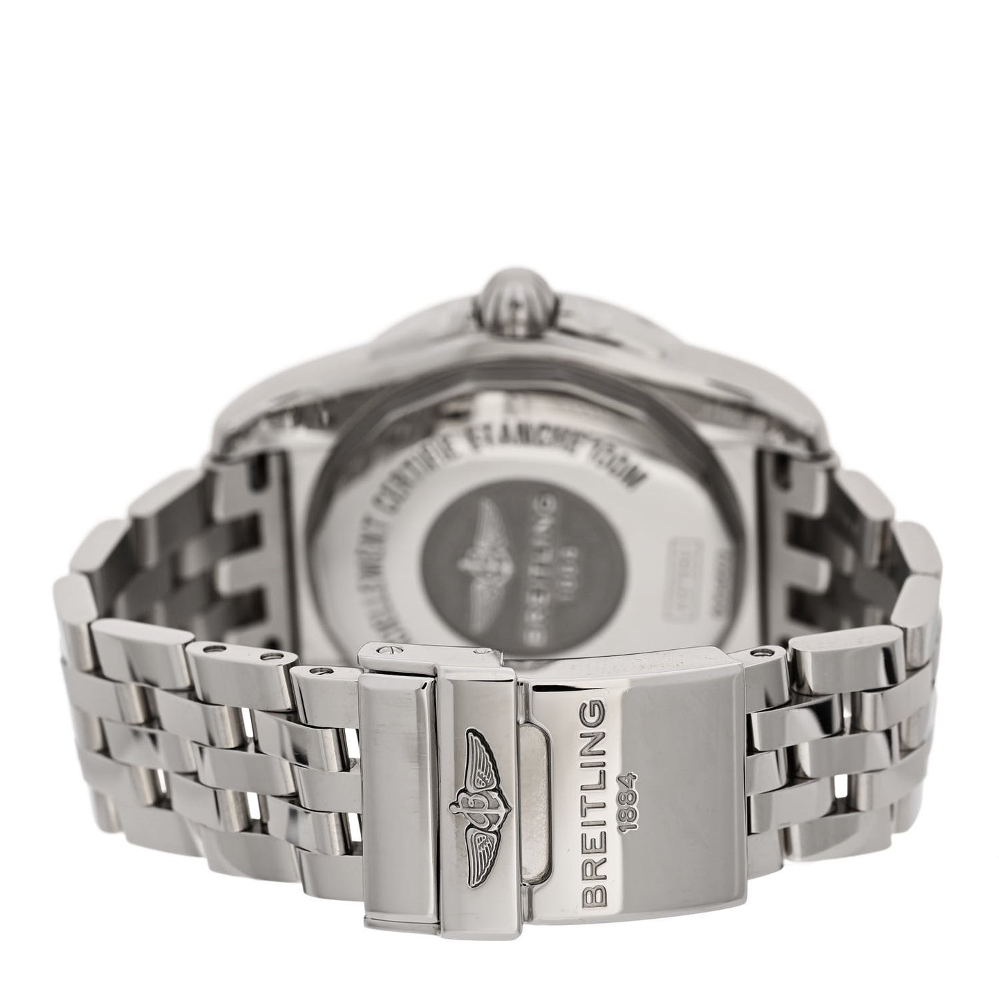 Stainless Steel Diamond Mother of Pearl 36mm Galactic Automatic Watch A37330