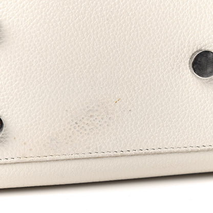Saint Laurent Grained Calfskin Nano Sac de Jour Dove White 7 of 11
