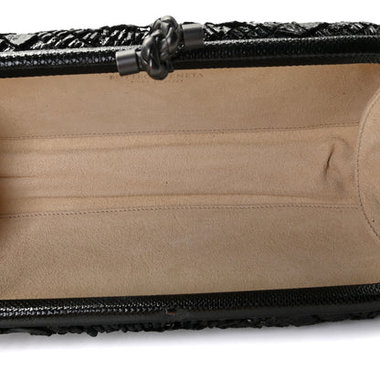 Bottega Veneta Ayers Intrecciato Karung Knot Clutch Black 8 of 8