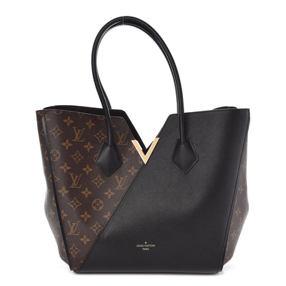 Louis Vuitton Calfskin Monogram Kimono Tote Black 1 of 8
