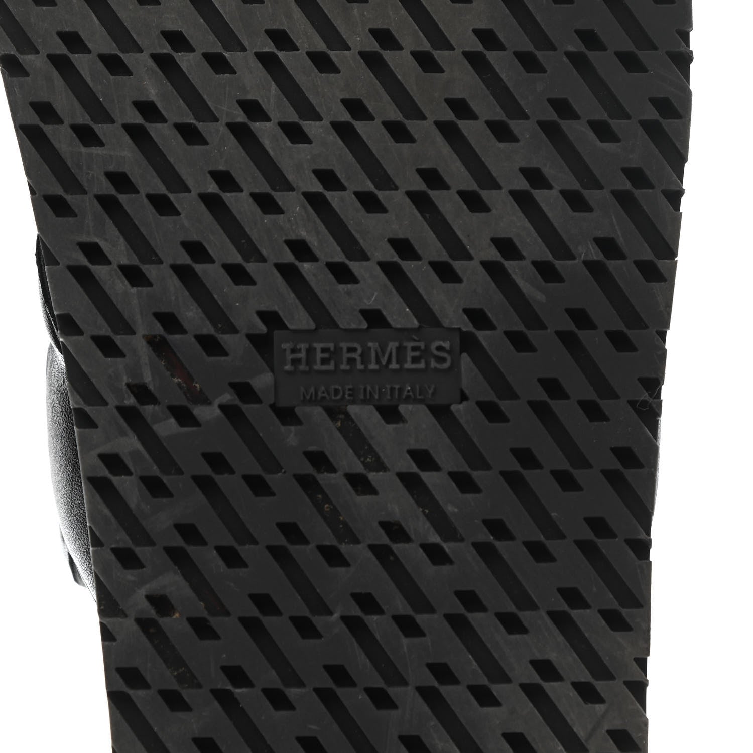 Hermes Nappa Extra Sandals 38 Black 6 of 9