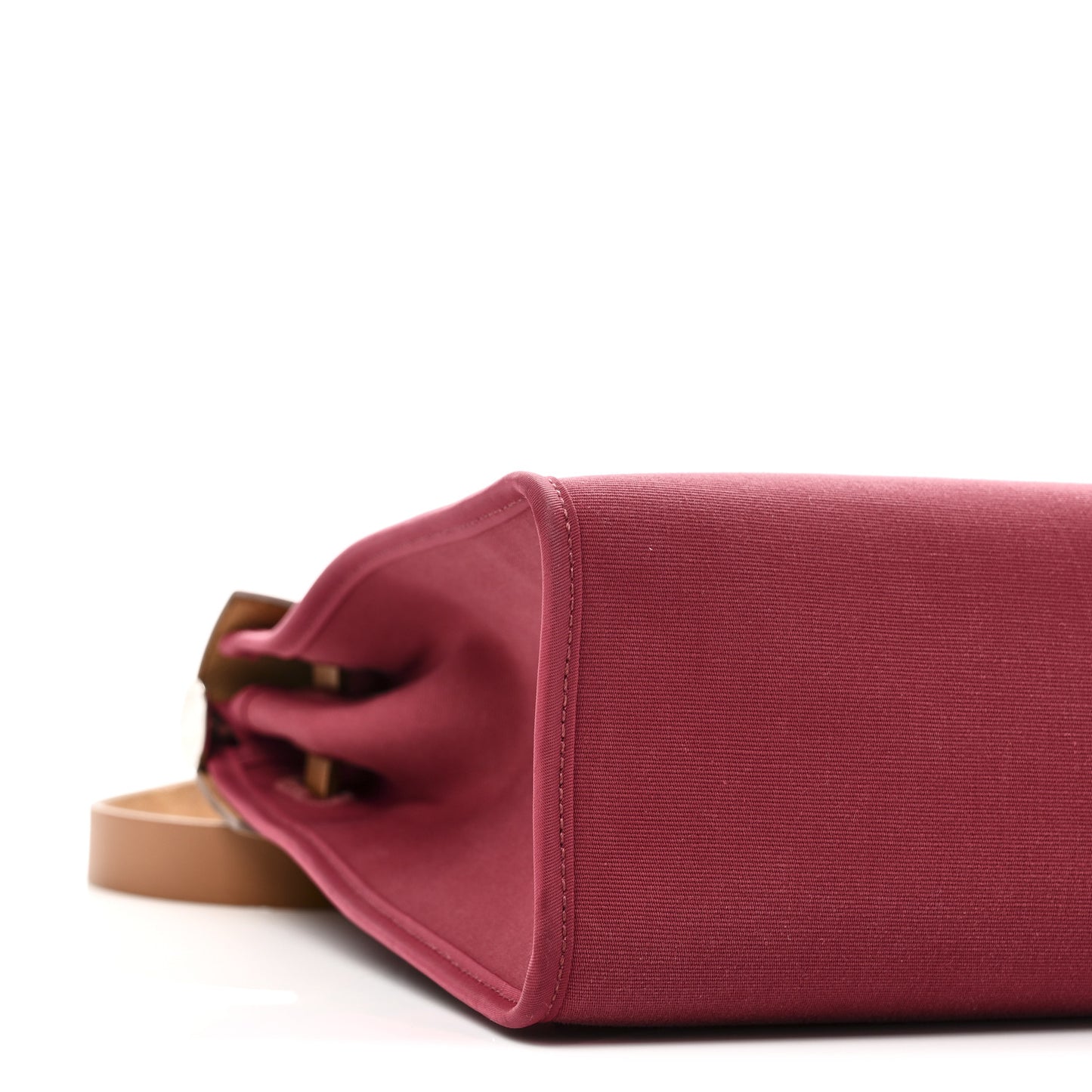 Vache Hunter Toile Herbag Zip 31 PM Rouge Grenat Natural