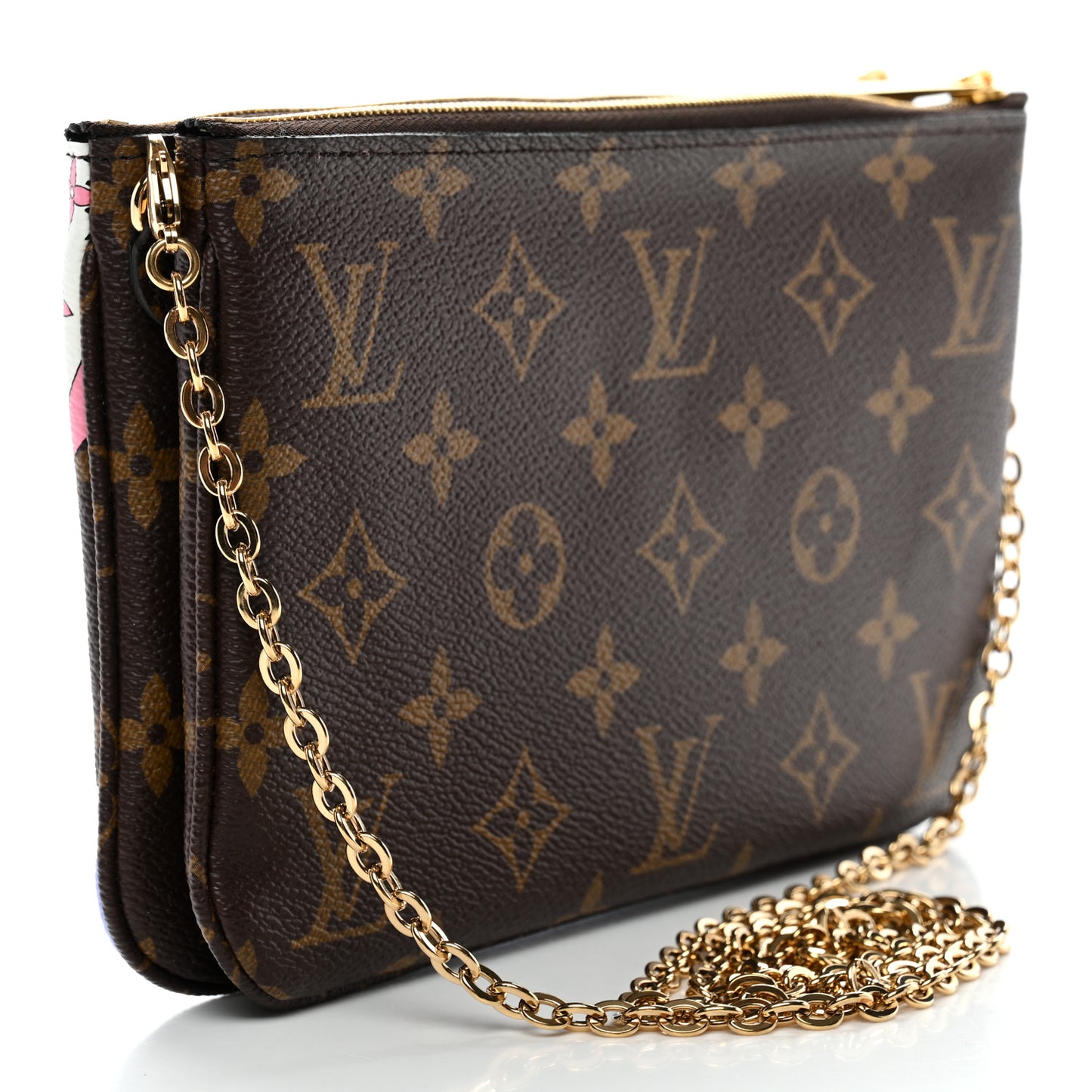 Monogram 2019 Christmas Animation Double Zip Pochette