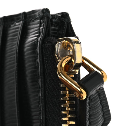 Prada Vitello Move Zip Top Card Holder Wallet Black 9 of 9