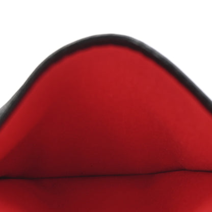 Christian Louboutin Calfskin Lizard Embossed Kios Card Holder Black 5 of 6