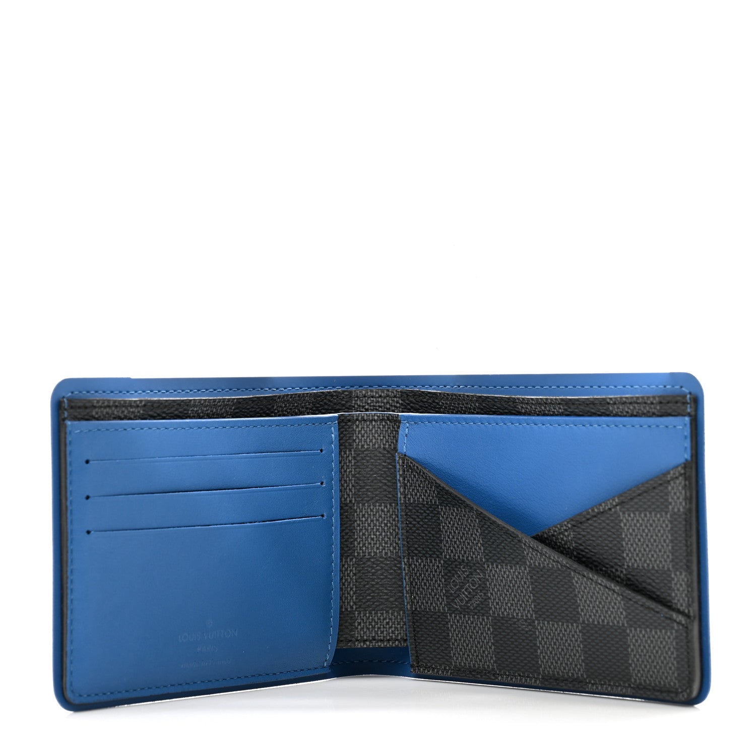 Louis Vuitton Damier Graphite Slender Wallet Blue 4 of 7