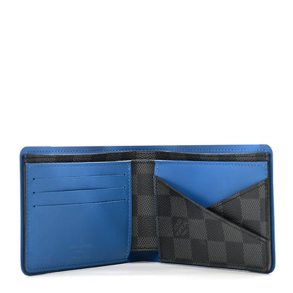 Louis Vuitton Damier Graphite Slender Wallet Blue 4 of 7