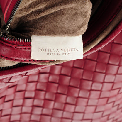 Bottega Veneta Nappa Intrecciato Medium Veneta Hobo Vermillion 7 of 8