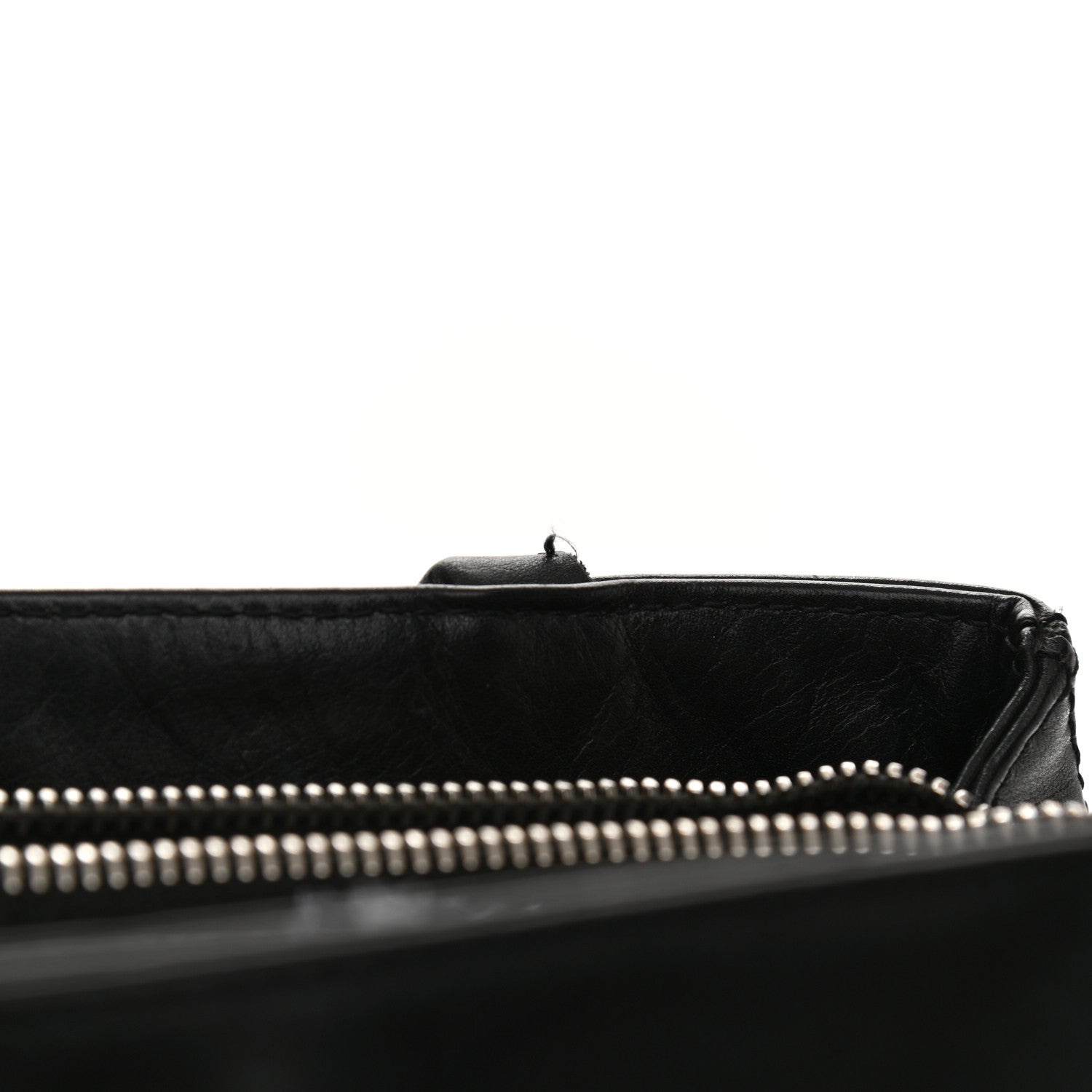 Chanel Lambskin Quilted Shopping Tote Black 14 of 14