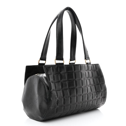 Chanel Lambskin Quilted Chocolate Bar Shoulder Bag Black 3 of 16