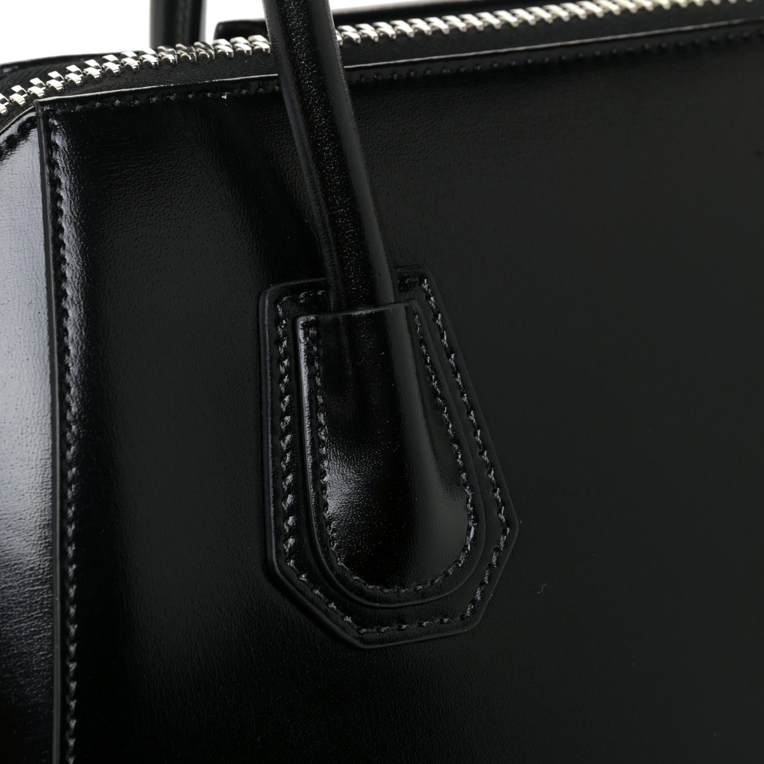 Givenchy Shiny Lord Calfskin Small Antigona Black 12 of 13