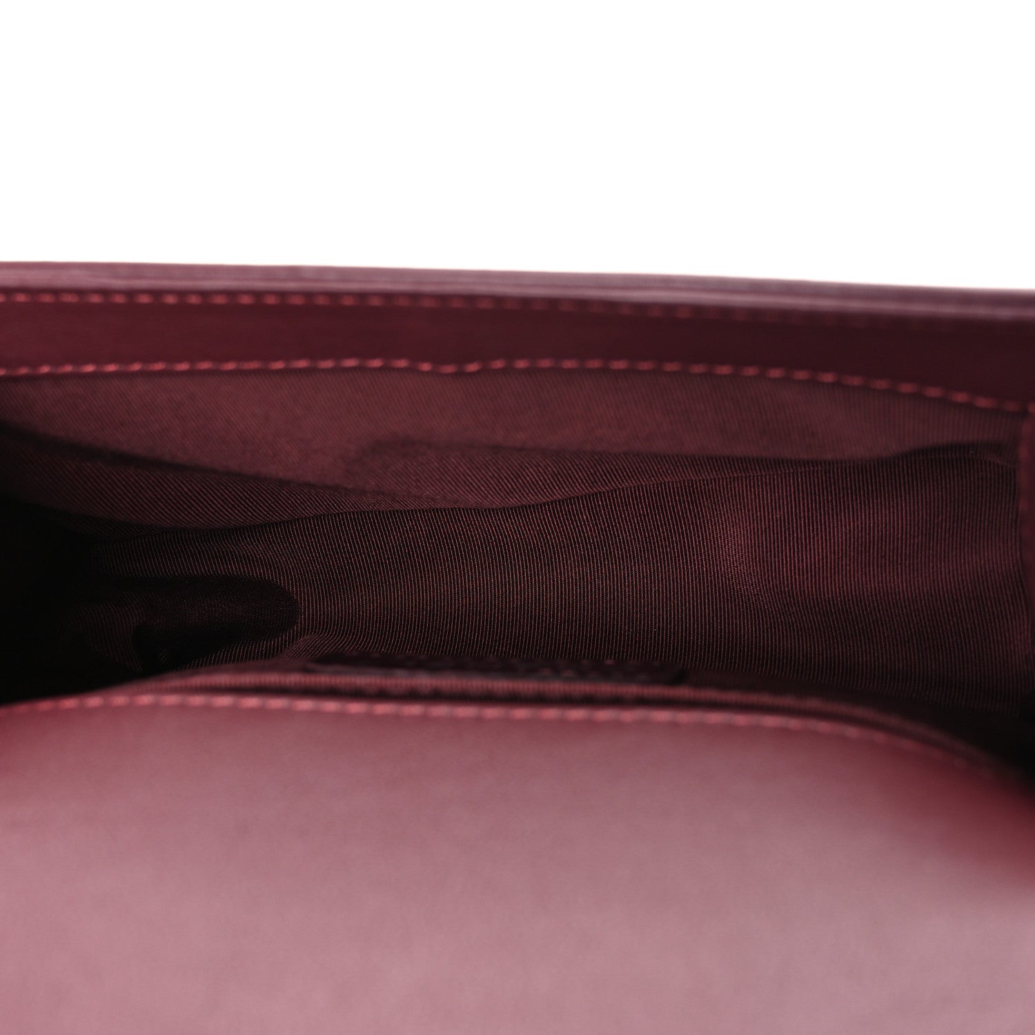 Chanel Velvet Quilted Small Boy Flap Burgundy 5 of 10