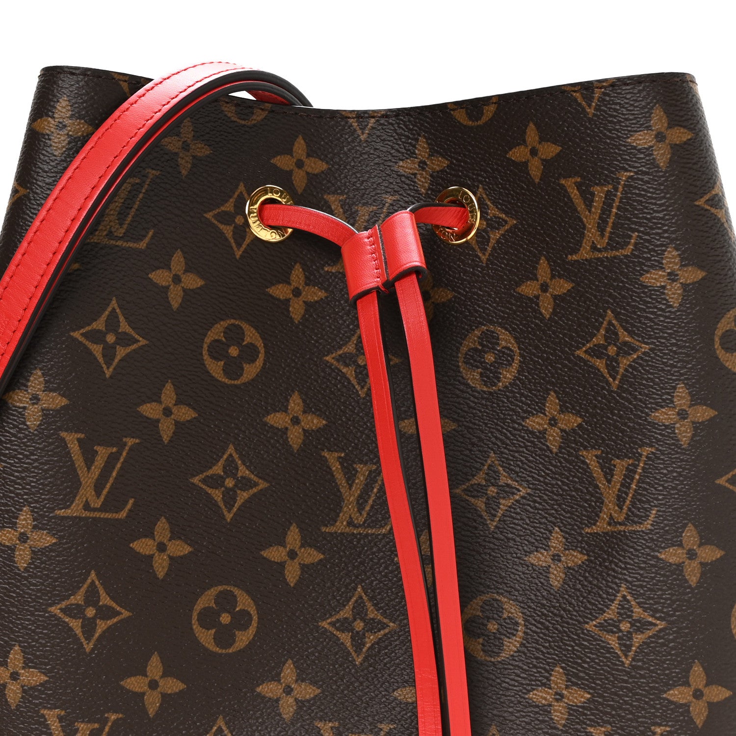 Louis Vuitton Monogram Neonoe MM Coquelicot Coquelicot 7 of 10