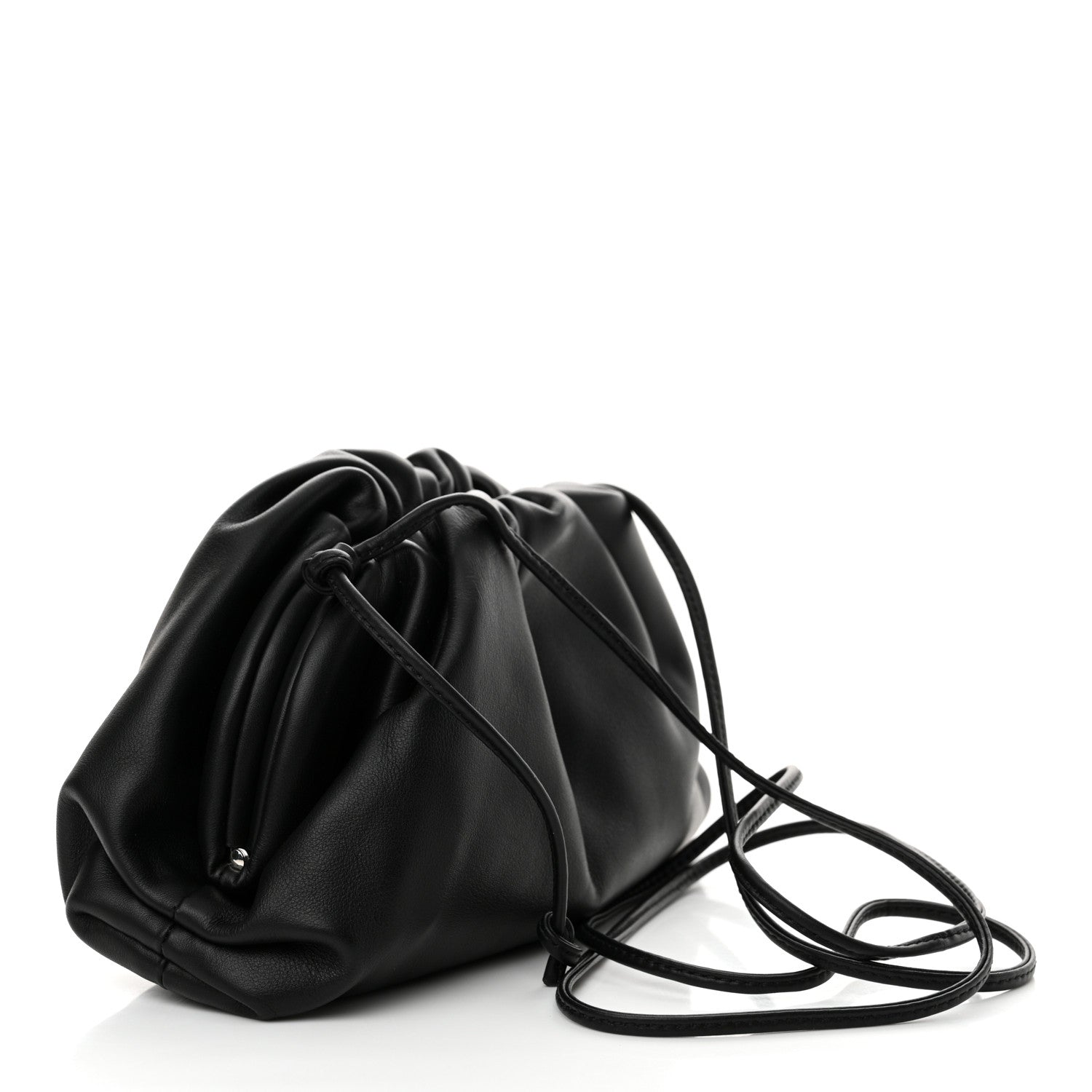 Bottega Veneta Butter Calfskin The Mini Pouch Black 3 of 12