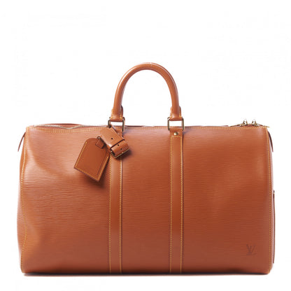 Louis Vuitton Epi Keepall 45 Cipango 1 of 10