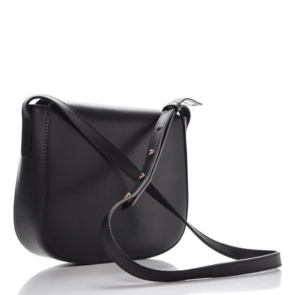 Mansur Gavriel Calfskin Flap Crossbody Bag Black 3 of 8