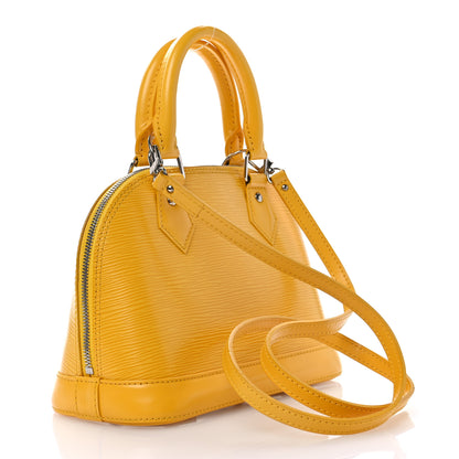 Louis Vuitton Epi Alma BB Citron 3 of 11