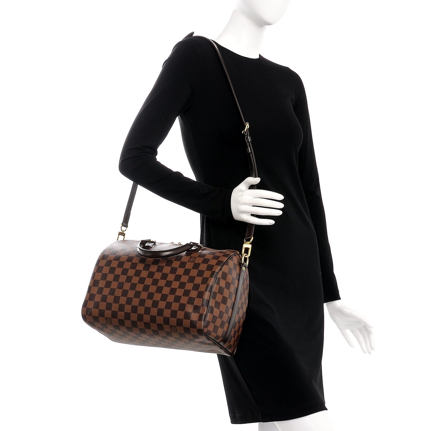 Damier Ebene Speedy Bandouliere 30