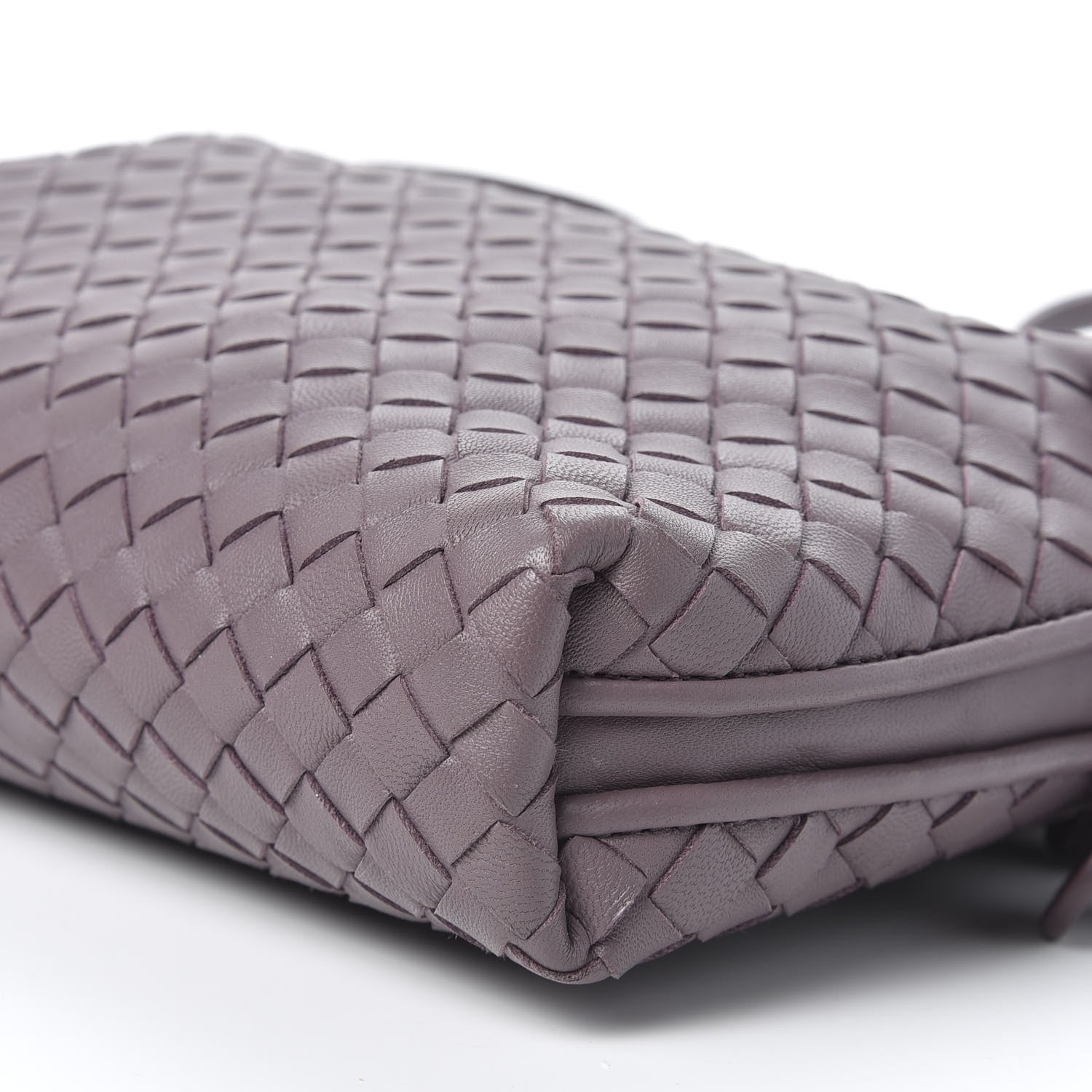 Bottega Veneta Nappa Intrecciato Nodini Crossbody Messenger Violet 6 of 8