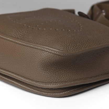 Hermes Taurillon Clemence Evelyne III PM Etoupe 10 of 10
