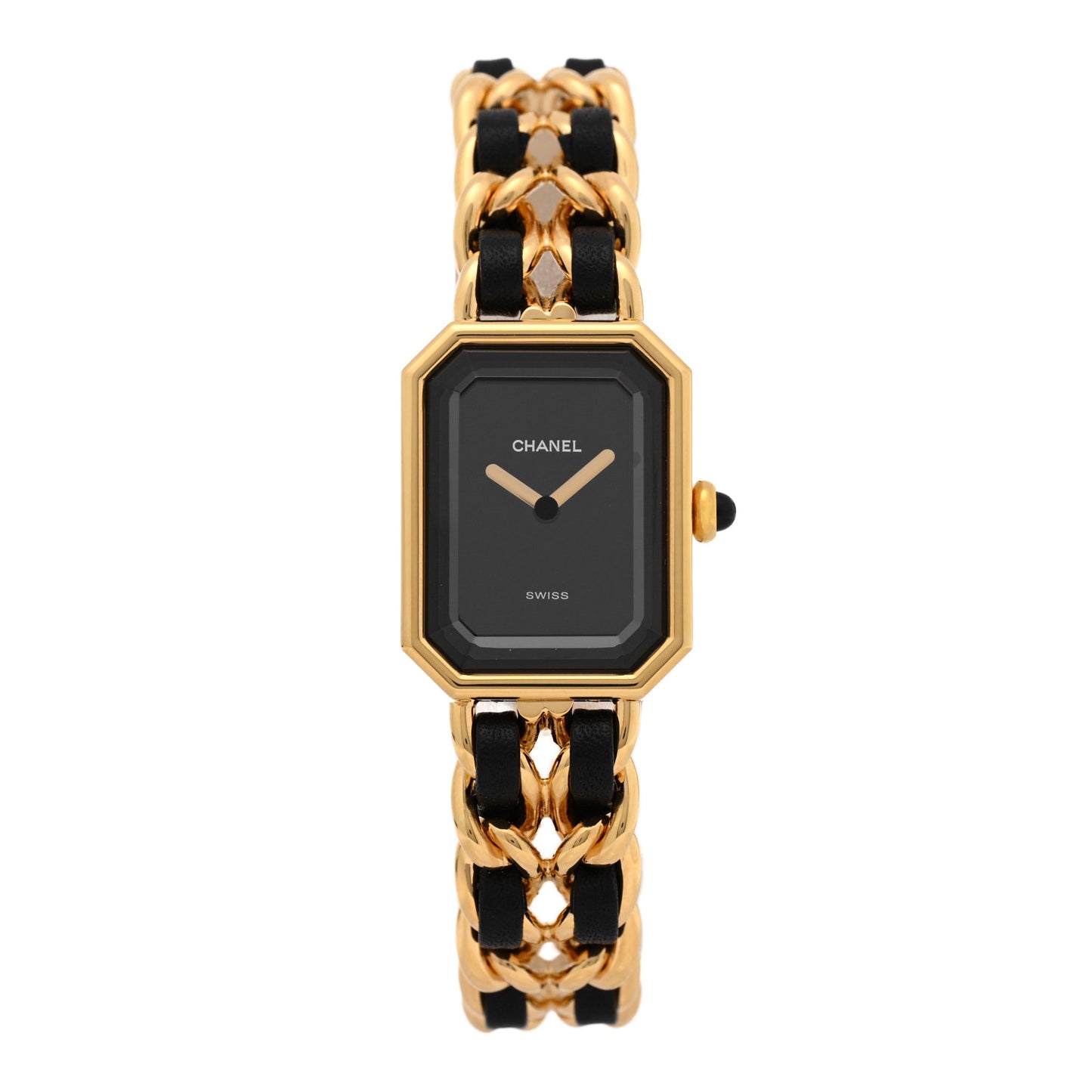 Stainless Steel Lambskin 20mm Chain Premiere Quartz Watch Gold L