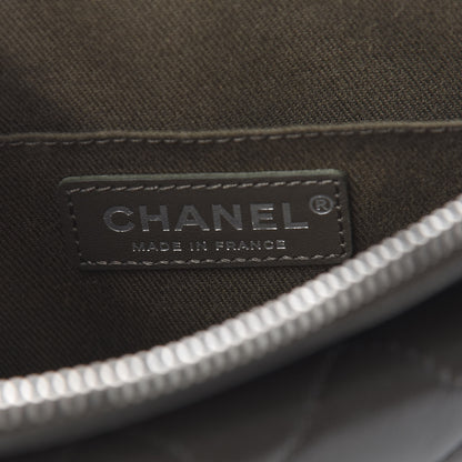 Chanel Lambskin Quilted Crossbody Grey 7 of 12