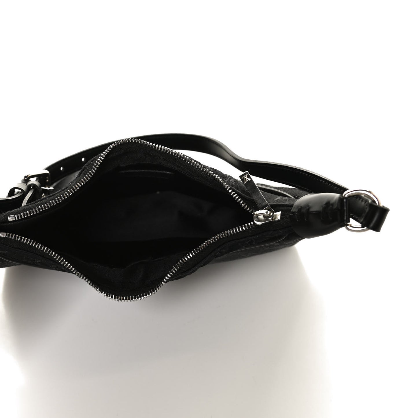 Satin Monogram Little Boulogne Black