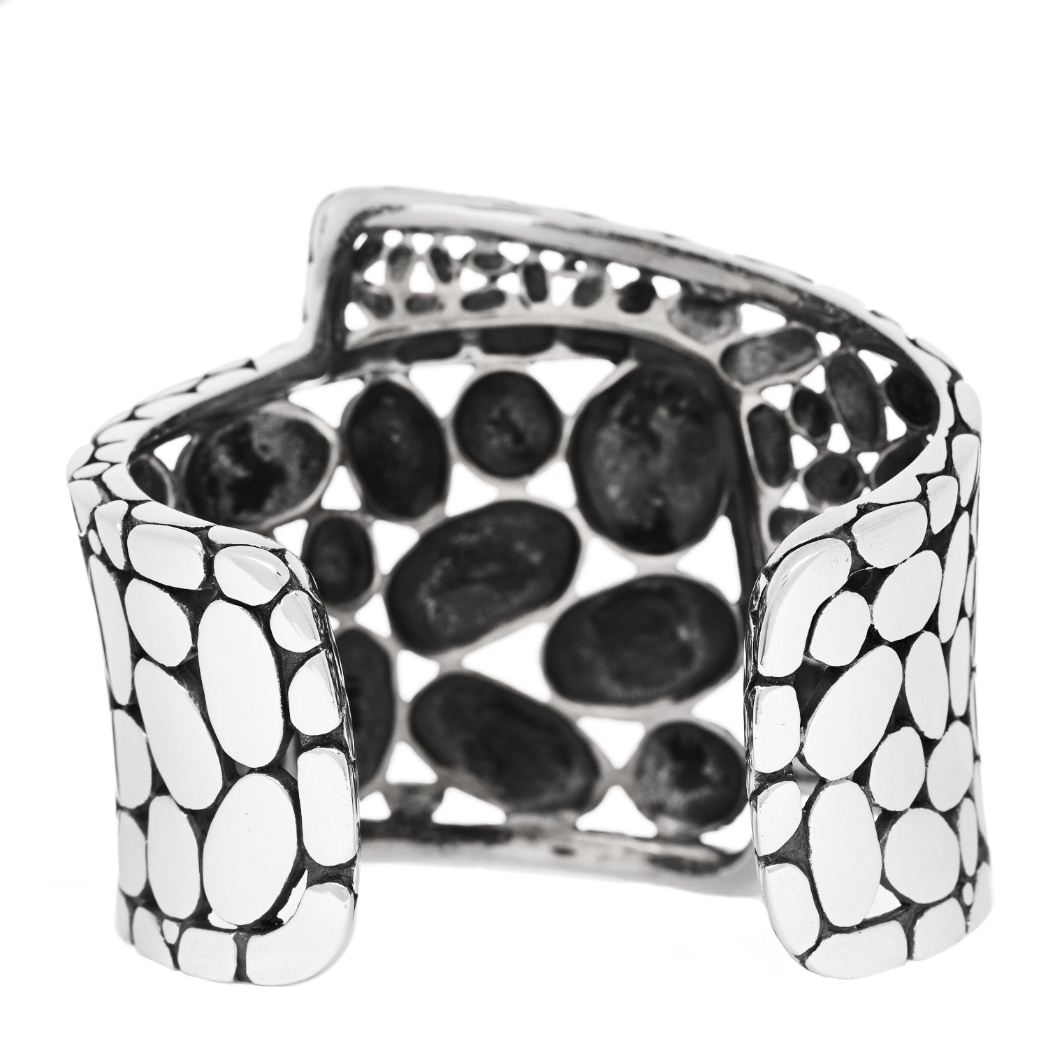 John Hardy Sterling Silver Kali Overlap Cuff Bracelet 2 of 3