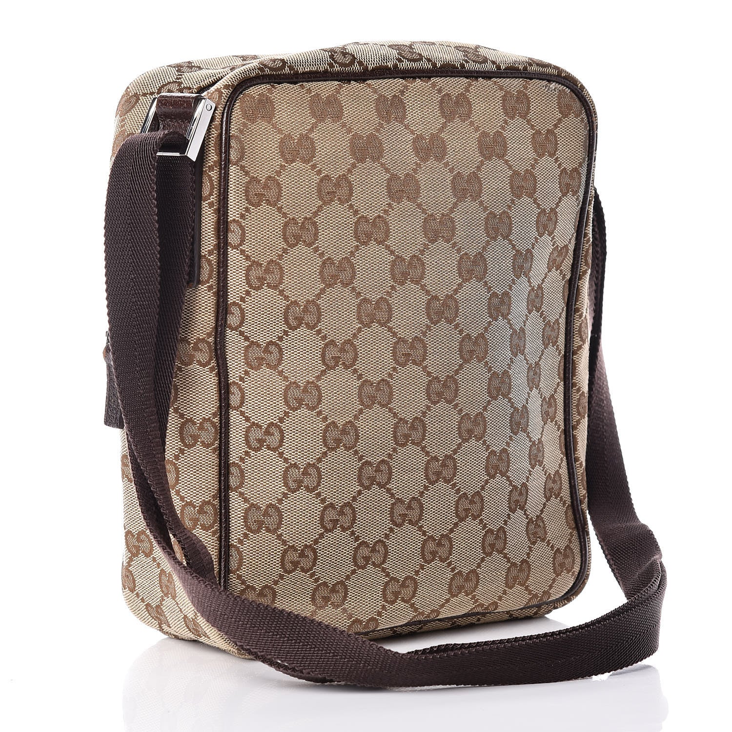 Gucci Monogram Messenger Bag Brown 3 of 9