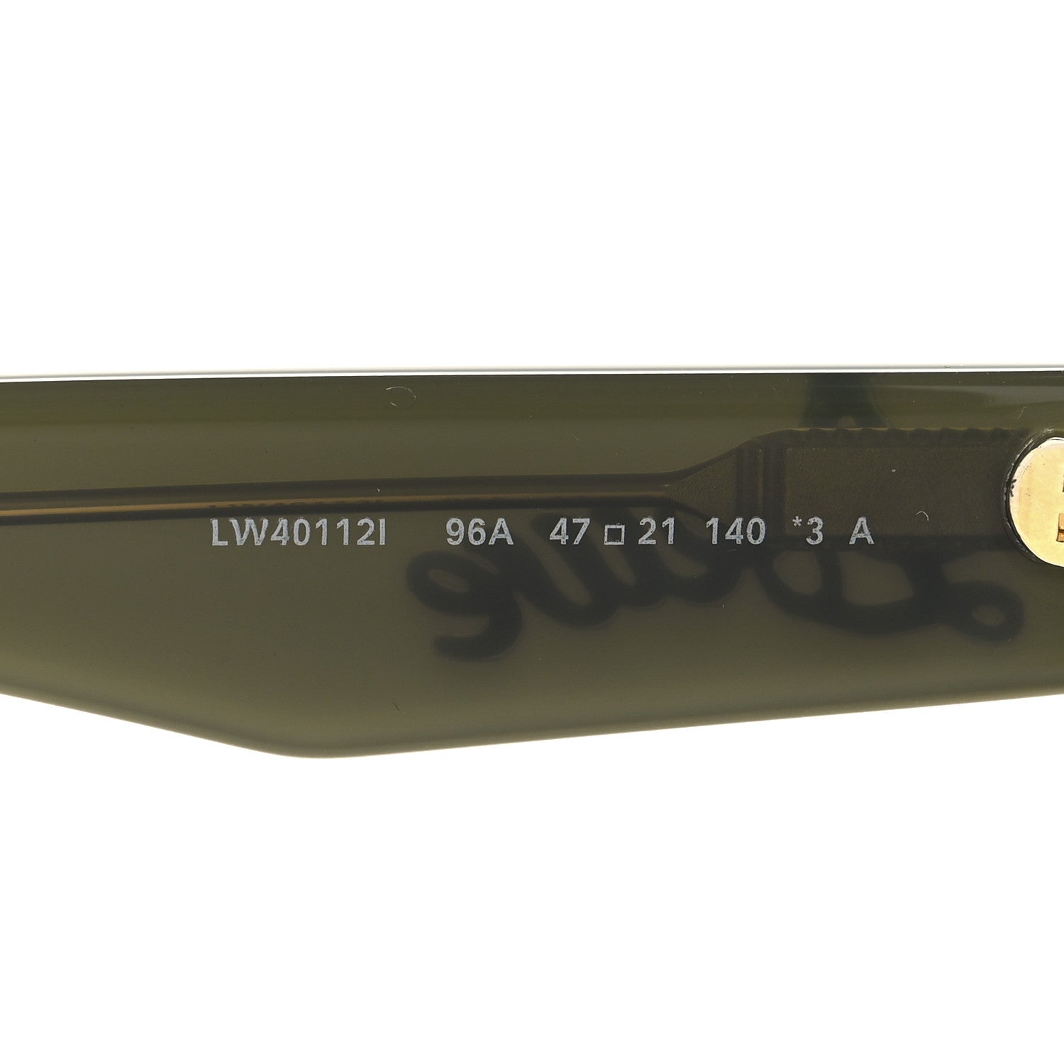 Loewe Acetate Curvy Round Sunglasses LW40112I Green 6 of 7