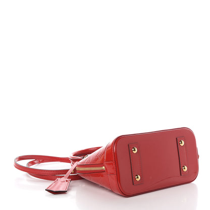 Louis Vuitton Vernis Alma BB Cherry 5 of 11