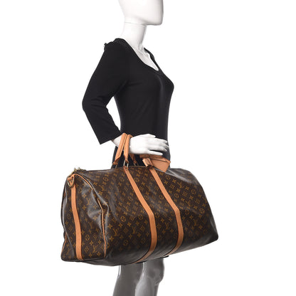Louis Vuitton Monogram Keepall Bandouliere 55 2 of 15