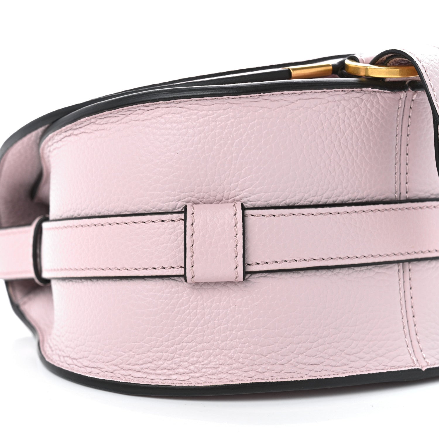 Chloe Grained Calfskin Small Marcie Saddle Bag Misty Lavender 8 of 9
