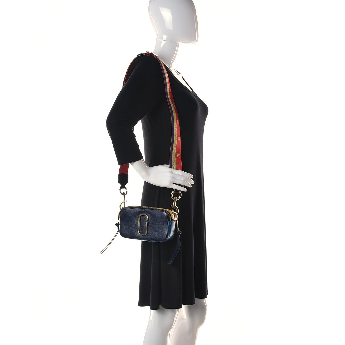 Saffino Small Snapshot Camera Bag Navy Multi
