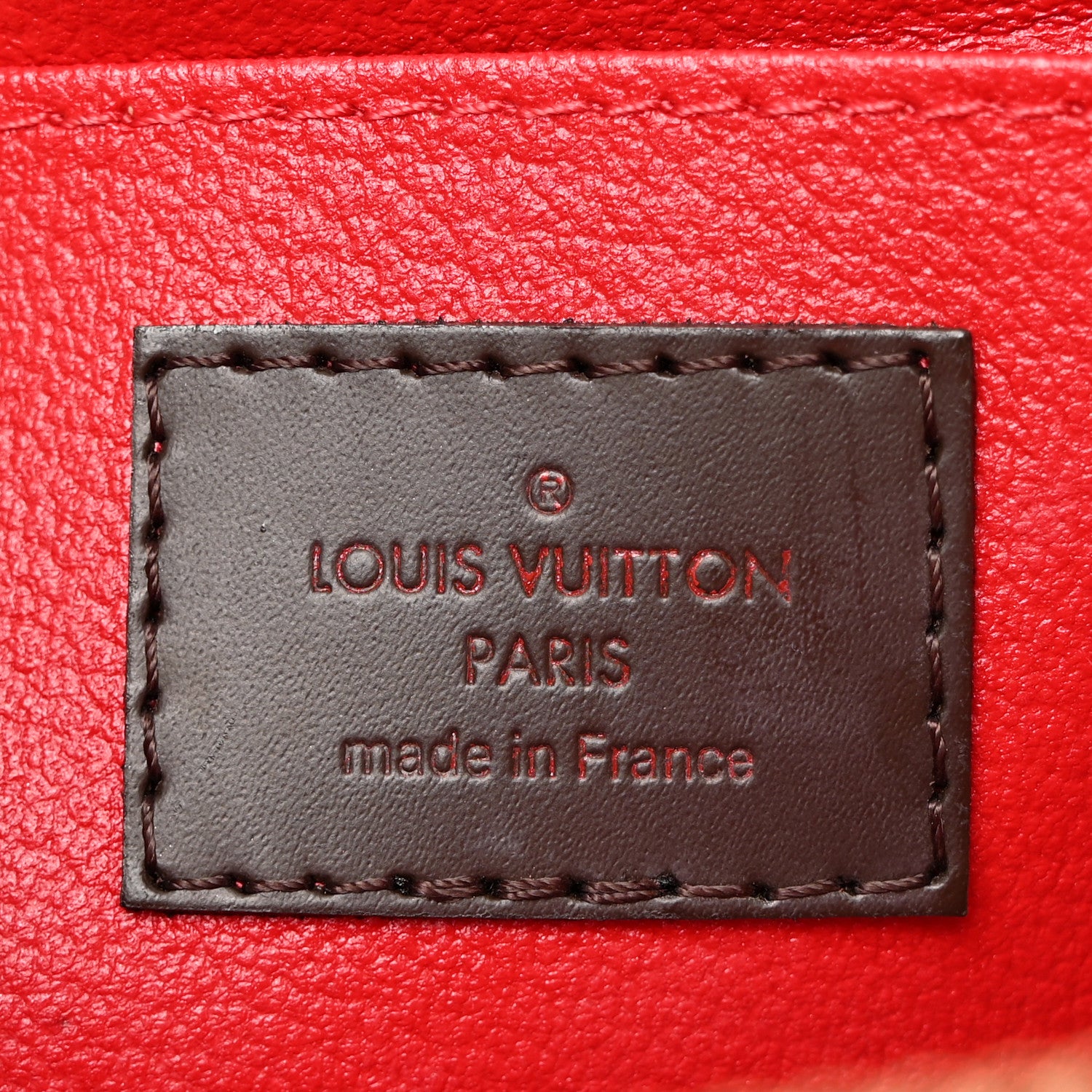Louis Vuitton Damier Ebene Cosmetic Pouch GM 6 of 6