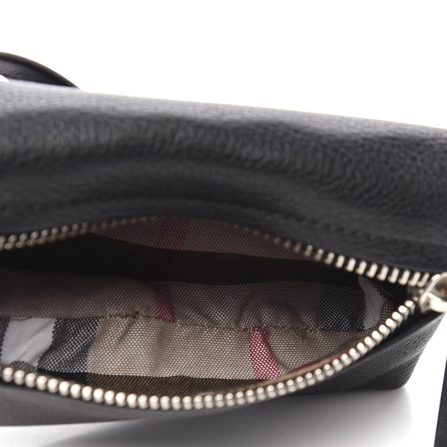 Grainy Calfskin Mini Rossett Bodybrit Biker Crossbody Black